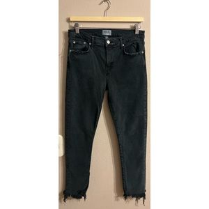 AGOLDE Light Black Distressed Jeans
